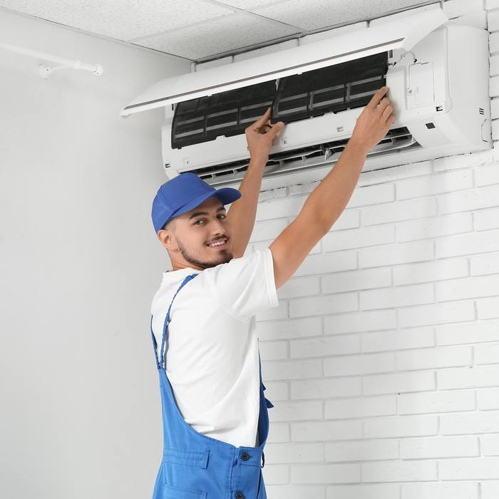 Indoor AC unit service